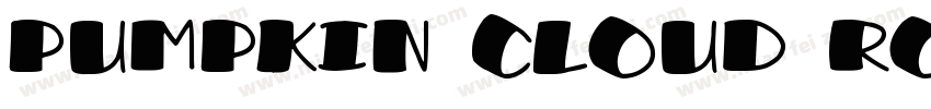 Pumpkin Cloud Roll字体转换